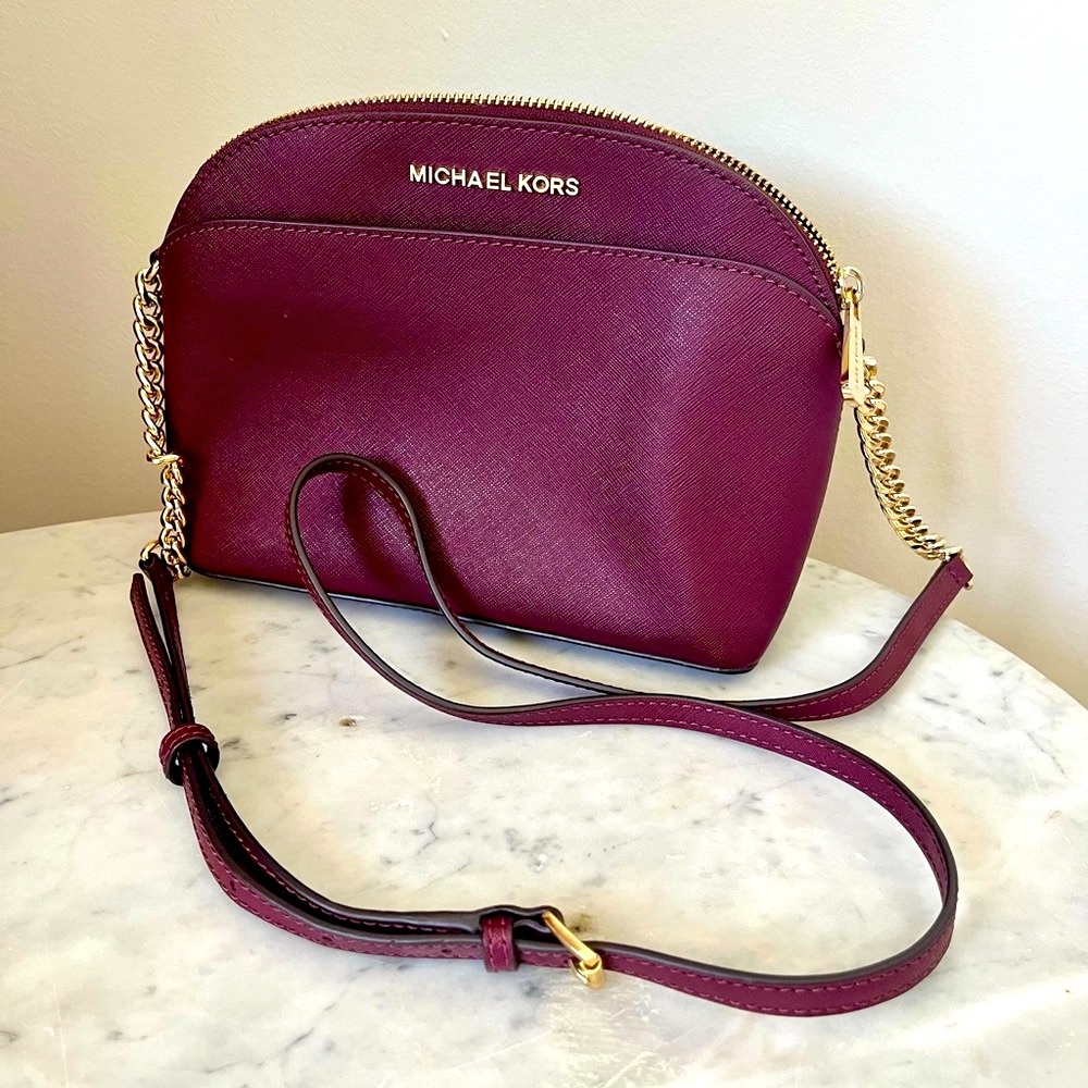 Michael Kors Burgundy Purse